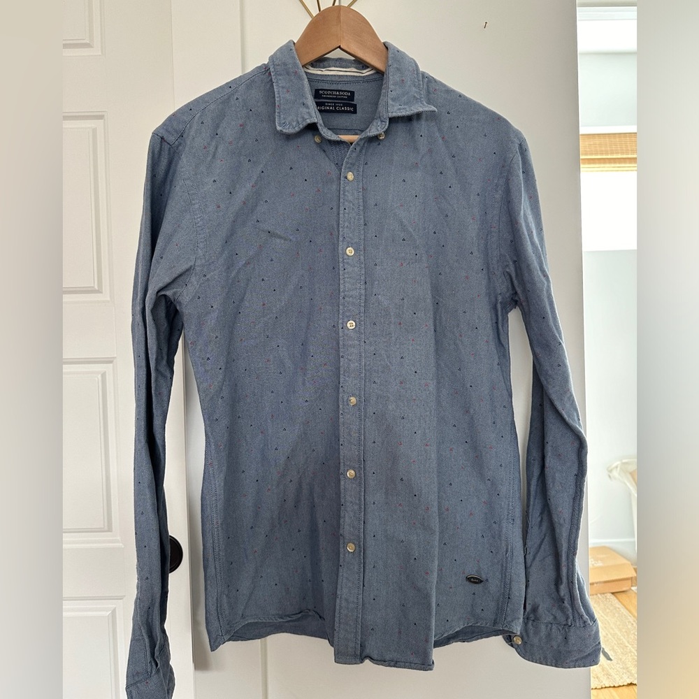 Scotch & Soda- Men’s Classic Shirt, Size Medium